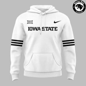 Iowa State Cyclones 2026 Icy Whites Uniform White Pullover Hoodie 2