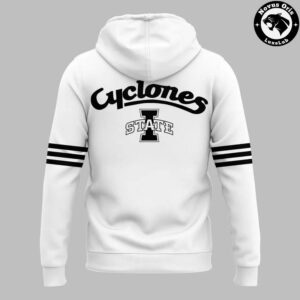 Iowa State Cyclones 2026 Icy Whites Uniform White Pullover Hoodie 3