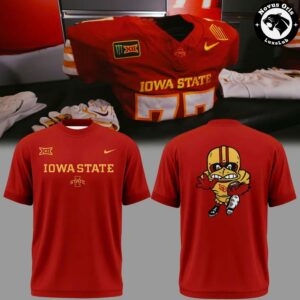 Iowa State Cyclones College Football Week 1 Uniform Graphic T-Shirt