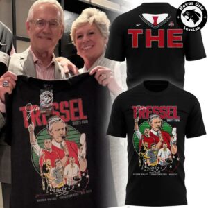 Jim Tressel Ohios Own Commemorative Ohio State Black T Shirt 2