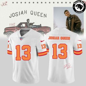 Josiah Queen The Damascus Road Tour 2027 Custom Football Jersey