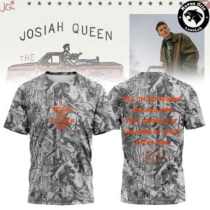 Josiah Queen The Damascus Road Tour 2027 Graphic T Shirt 6