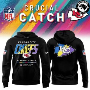 Kansas City Chiefs 2026 Crucial Catch Intercept Cancer Pullover Hoodie 2