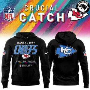 Kansas City Chiefs 2026 Crucial Catch Intercept Cancer Pullover Hoodie 4