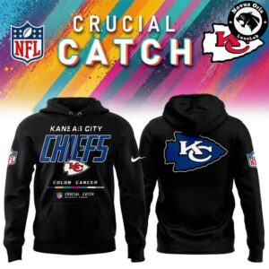 Kansas City Chiefs 2026 Crucial Catch Intercept Cancer Pullover Hoodie 5