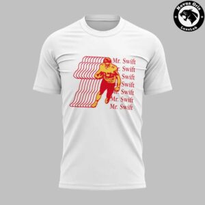 Kansas City Chiefs Mr Swift 87 White Graphic T Shirt 2