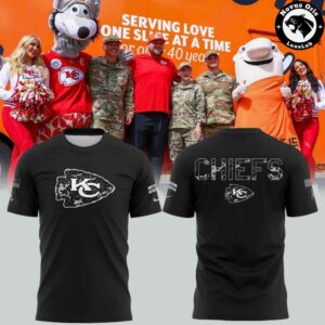 Kansas City Chiefs Salute To Service 2026 Graphic T-Shirt