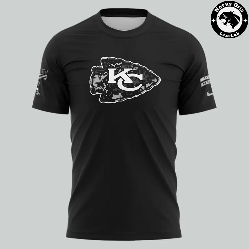 Kansas City Chiefs Salute To Service 2026 Graphic T-Shirt Kansas City Chiefs Salute To Service 2026 Graphic T-Shirt