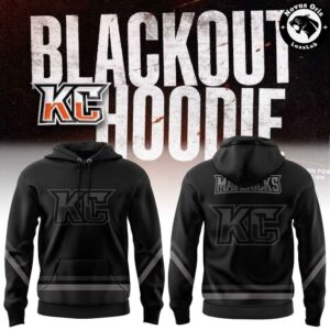 Kansas City Mavericks Blackout Black Friday Edition Hoodie
