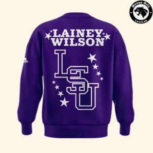 LSU Tigers Football x Lainey Wilson College GameDay 2026 Sweatshirt 3