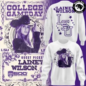 LSU Tigers Football x Lainey Wilson College GameDay 2026 Sweatshirt 4