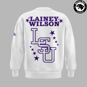 LSU Tigers Football x Lainey Wilson College GameDay 2026 Sweatshirt 6