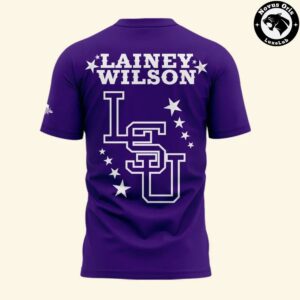 LSU Tigers Football x Lainey Wilson College GameDay 2026 T Shirt 3
