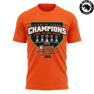 Long Island Ducks Atlantic League Champions 2026 Graphic T Shirt 3