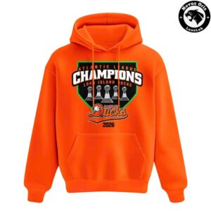 Long Island Ducks Atlantic League Champions 2026 Pullover Hoodie 3