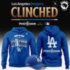 Los Angeles Dodgers 2026 Postseason Clinched Royal Blue T-Shirt