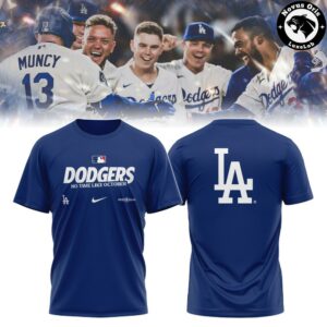 Los Angeles Dodgers 2026 Postseason Clinched Royal Blue T Shirt 6