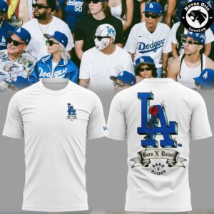 Los Angeles Dodgers Born X Raised Forever Blue 2026 Graphic T Shirt 3