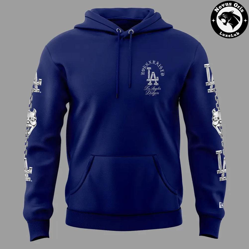Los Angeles Dodgers Born X Raised Forever Blue 2026 Pullover Hoodie Los Angeles Dodgers Born X Raised Forever Blue 2026 Pullover Hoodie
