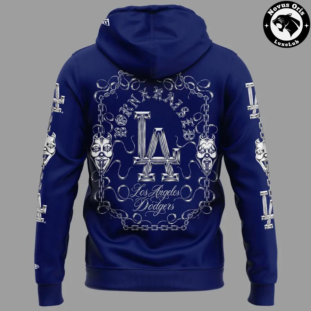 Los Angeles Dodgers Born X Raised Forever Blue 2026 Pullover Hoodie Los Angeles Dodgers Born X Raised Forever Blue 2026 Pullover Hoodie