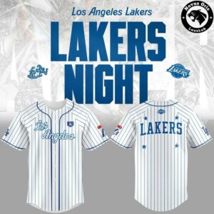 Los Angeles Lakers x Dodgers Lakers Night 2026 Baseball Jersey