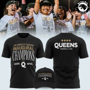 Los Angeles Queens WPBL 2026 Inaugural Champions Graphic T-Shirt
