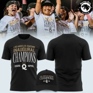 Los Angeles Queens WPBL 2026 Inaugural Champions Graphic T Shirt 5