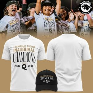 Los Angeles Queens WPBL 2026 Inaugural Champions Graphic T Shirt 6