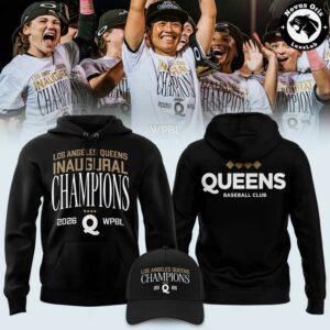 Los Angeles Queens WPBL 2026 Inaugural Champions Pullover Hoodie