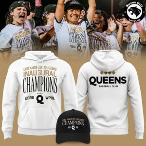 Los Angeles Queens WPBL 2026 Inaugural Champions Pullover Hoodie 2