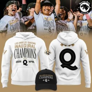 Los Angeles Queens WPBL 2026 Inaugural Champions Pullover Hoodie 4