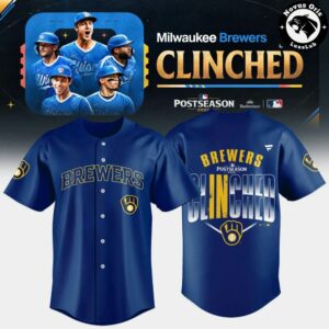 Milwaukee Brewers Postseason Clinched Win Our Way 2026 Baseball Jersey