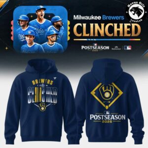 Milwaukee Brewers Postseason Clinched Win Our Way 2026 Hoodie