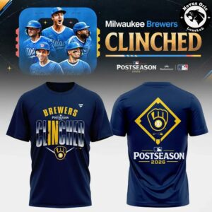 Milwaukee Brewers Postseason Clinched Win Our Way 2026 T-Shirt
