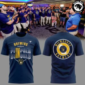 Milwaukee Brewers Postseason Clinched Win Our Way 2026 T Shirt 3
