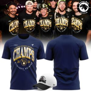 Milwaukee Brewers Win Our Way NL Central Champions 4 Peat 2026 T Shirt 4
