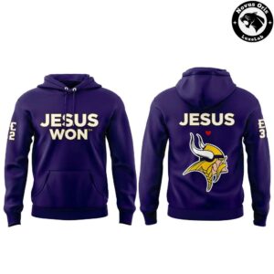 Minnesota Vikings 2026 Jesus Won Limited Edition Pullover Hoodie 2