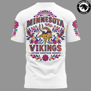 Minnesota Vikings 2026 Latino Heritage Month 2026 Graphic T Shirt 4