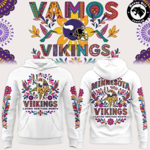 Minnesota Vikings 2026 Latino Heritage Month 2026 Pullover Hoodie 2