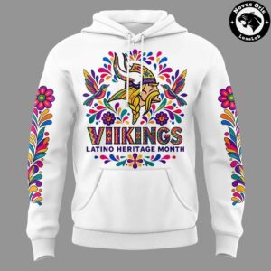 Minnesota Vikings 2026 Latino Heritage Month 2026 Pullover Hoodie 3