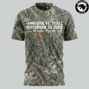 Morgan Wallen Tennessee vs Texas Game Day 2026 Camo T Shirt 2
