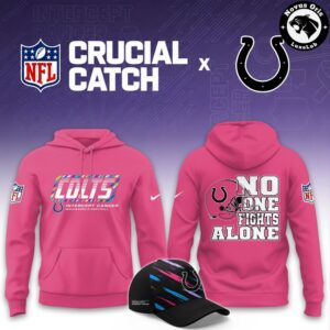 NFL 2026 Crucial Catch No One Fights Alone Pink Pink Hoodie 16