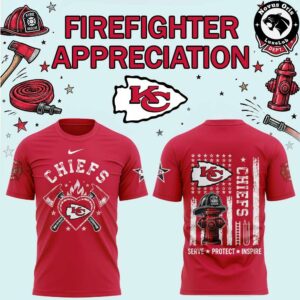 NFL Firefighter Appreciation 2026 Graphic T Shirt 2