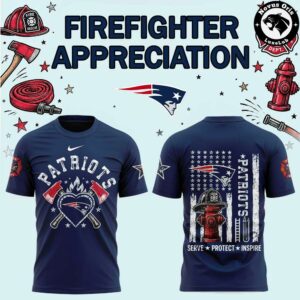 NFL Firefighter Appreciation 2026 Graphic T Shirt 4