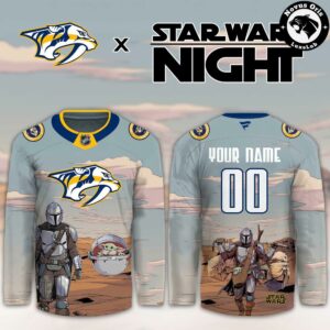 Nashville Predators Star Wars Night 2026 Custom Hockey Jersey 2