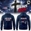 New England Patriots 2026 Jesus Won Limited Edition Pullover Hoodie