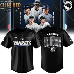 New York Yankees 2026 Postseason Clinched Baseball Jersey 3