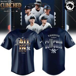 New York Yankees 2026 Postseason Clinched Baseball Jersey 5