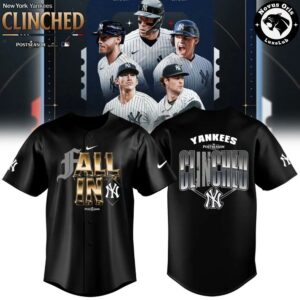 New York Yankees 2026 Postseason Clinched Baseball Jersey 6