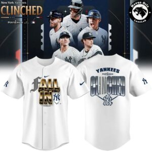 New York Yankees 2026 Postseason Clinched Baseball Jersey 7